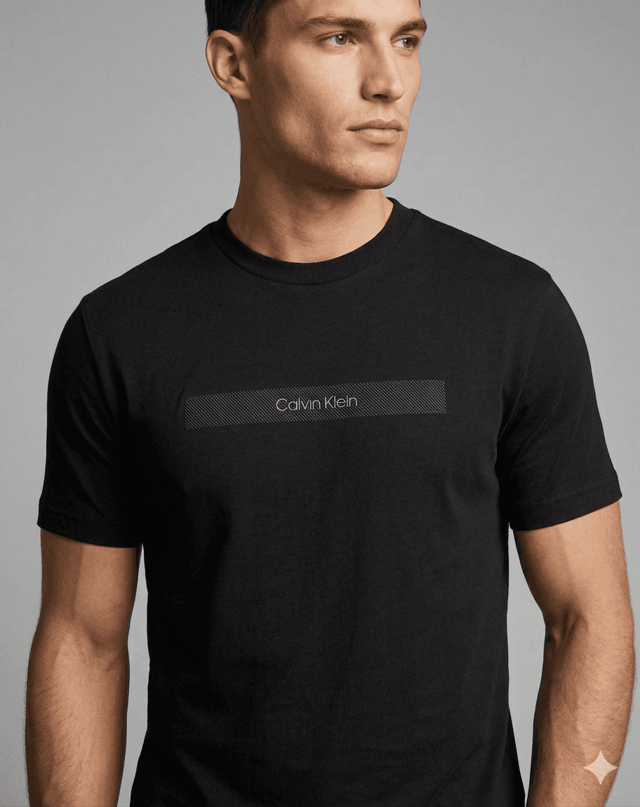 Calvin Klein Camisa com logo no peito